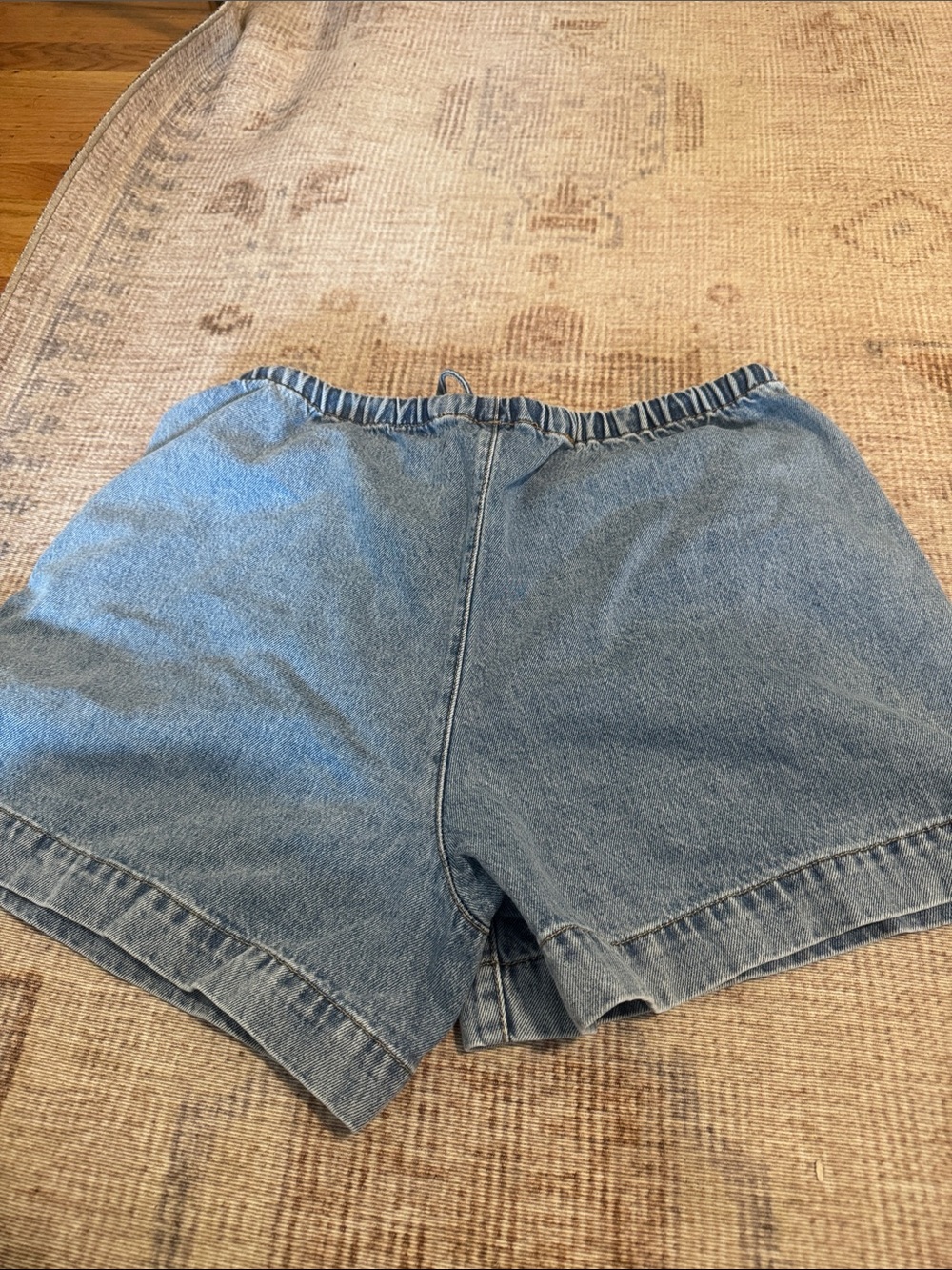 H&M Drawstring Denim Shorts - Blue - Picture 5 of 5